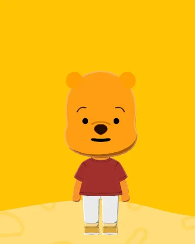 Mii-Porträt von Winnie the Pooh