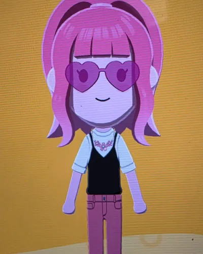 Mii portrait of Bubblegum