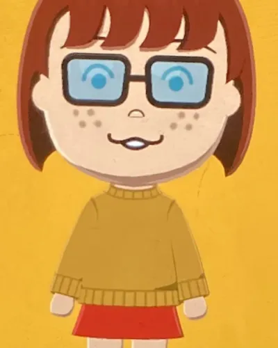 Mii-Porträt von Velma Dinkley