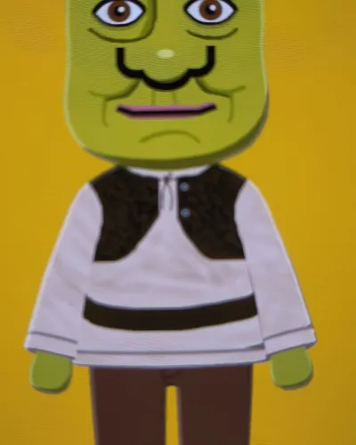 Mii-Porträt von Shrek
