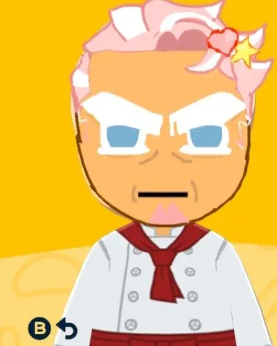 Mii-Porträt von pink meringue cookie