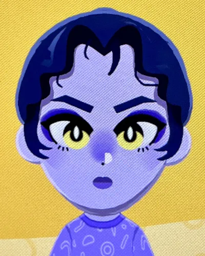 Mii portrait of Widowmaker • Overwatch