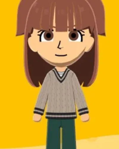 Mii portrait of Maddie Moonlight