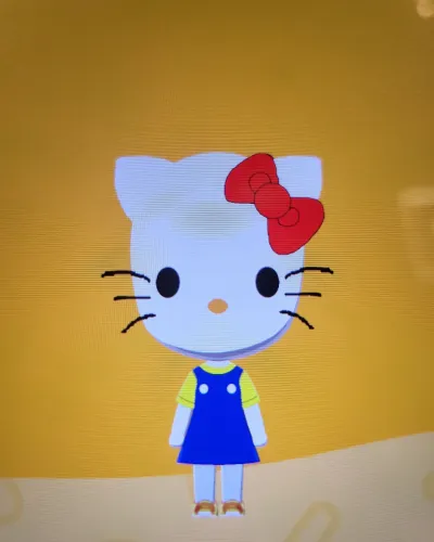 Mii portrait of Kitty white