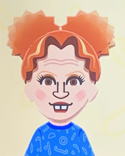 Mii portrait of Winifred Sanderson Hocus Pocus