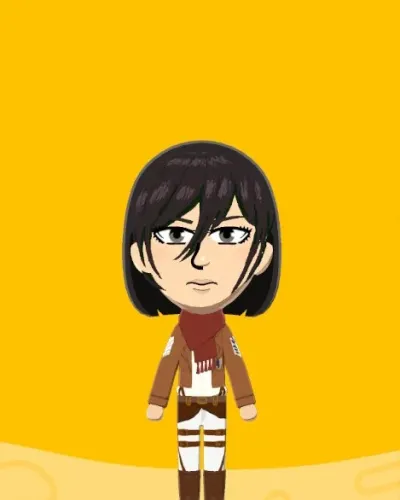 Mii-Porträt von Mikasa Ackerman