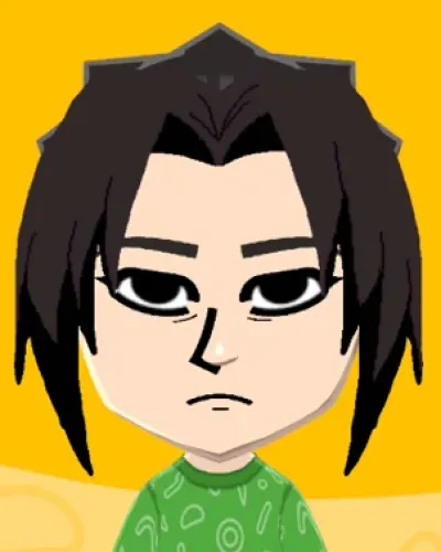 Mii-Porträt von Sasuke Uchiha