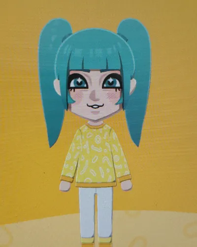 Mii portrait of Hatsune Miku ♡