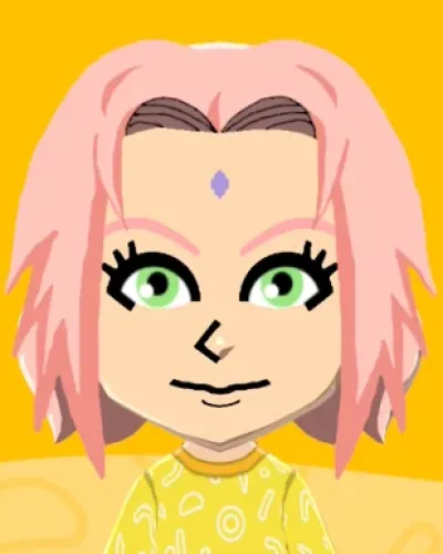 Mii-Porträt von Sakura Haruno