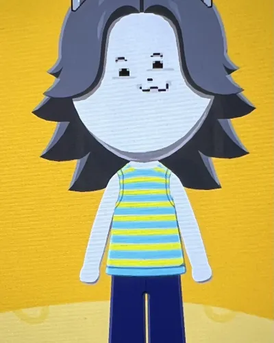 Mii portrait of Temmie