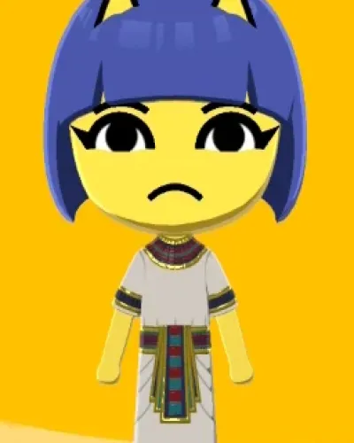 Mii-Porträt von Ankha / Kleo