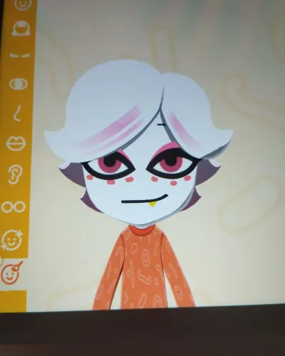 Mii-Porträt von Angel dust (hazbin hotel)