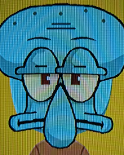 Mii portrait of Squidward