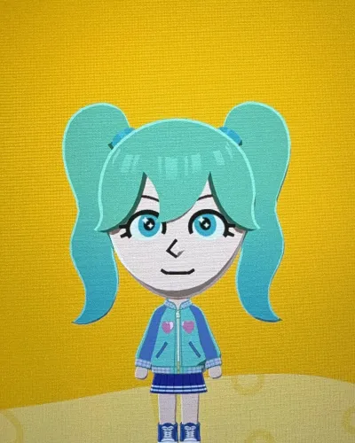 Mii-Porträt von Hatsune Miku