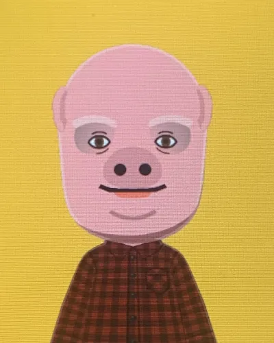 Mii-Porträt von John Pork