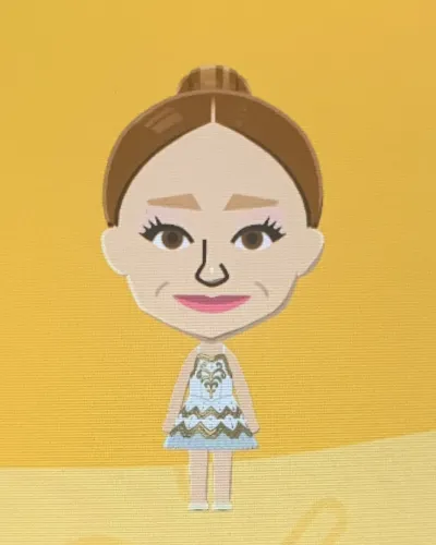 Mii-Porträt von Ariana Grande