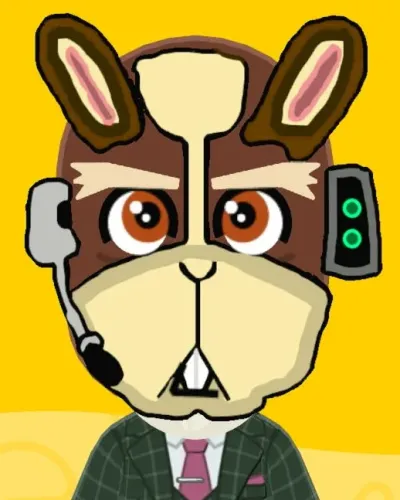 Mii-Porträt von Peppy Hare