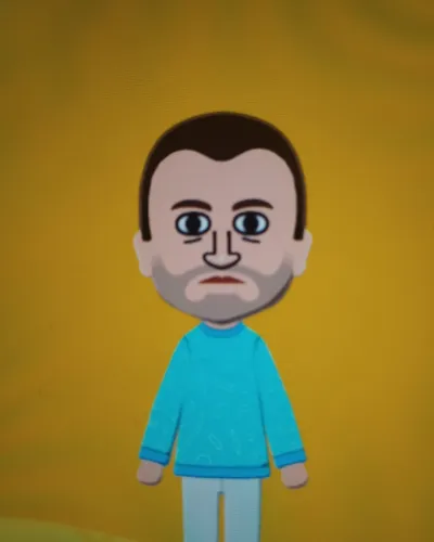 Mii-Porträt von Charlie Kirk