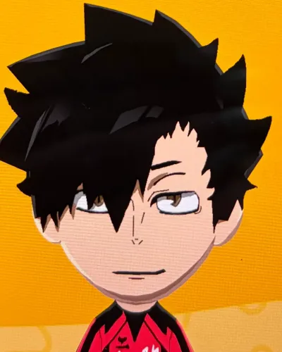 Mii-Porträt von Kuroo Tetsurou