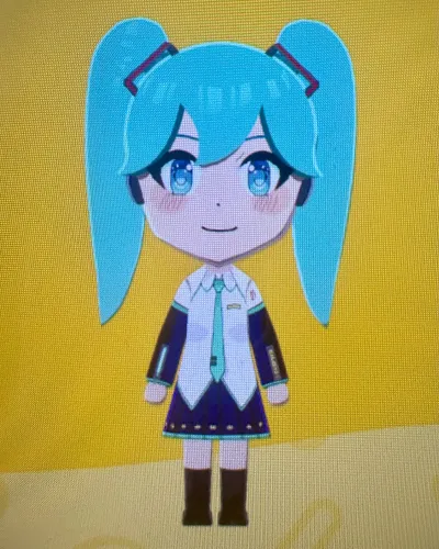 Mii-Porträt von Hatsune Miku